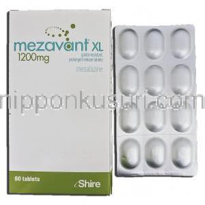 メザバント XL Mezavant XL, メサラジン , 1200mg, 錠