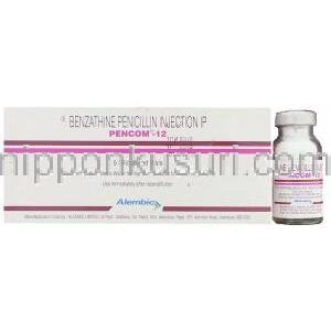 ベンジルペニシリンベンザチン水和物, Pencom-12 注射 (Alembic)
