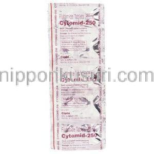 フルタミド  (オダインジェネリック),  Cytinud 250mg 錠　包装