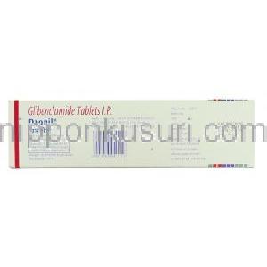 ダオニール Daonil, グリベンクラミド 5mg 錠 (Aventis) 製造者情報