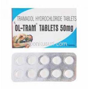 オルトラム, トラマドール 50mg 箱表面, シート