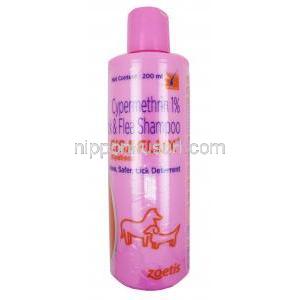 シサフラックス 犬用シャンプー (シペルメトリン) 200ml ボトル