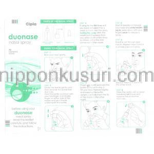 塩酸アゼラスチン/ プロピオン酸フルチカゾン（アステリンジェネリック）, Duonase, 140mcg / 50mcg 70