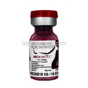 メガバック CC,犬コロナウイルスワクチン,1ml, ボトル