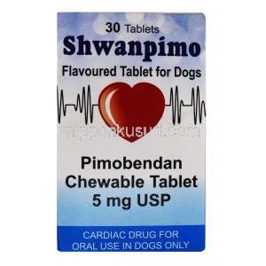 シュワンピモ, ピモベンダン 5mg チュアブル錠, 箱表面