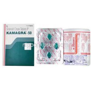 カマグラゴールド (シルデナフィル), 箱, シート表面
