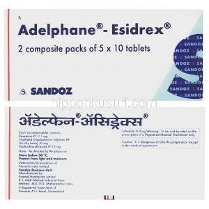 アデリフェン・エシドレックス Adelphane Esidrex 錠 (Sandoz)