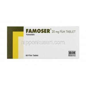 ファモサー (ファモチジン) 20mg 箱前面