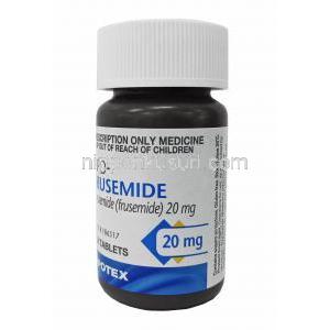 APO フロセミド (フロセミド) 20mg 100錠 ボトル側面