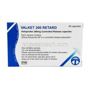 バルケット (VALKET) ケトプロフェン, 200mg, 28錠  成分