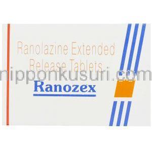 ラノラジン（慢性狭心症治療薬）, ラノゼックス Ranozex,　錠 箱