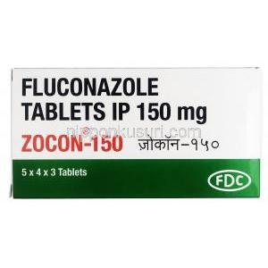 ゾコン, フルコナゾール 150mg, 箱表面