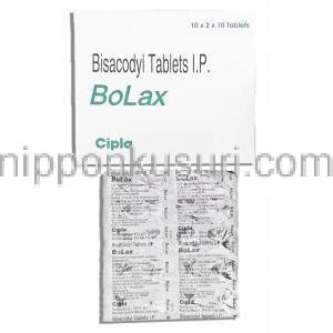 ビサコジル(サトラックス ジェネリック), Bolax, 5mg 錠 (Cipla)