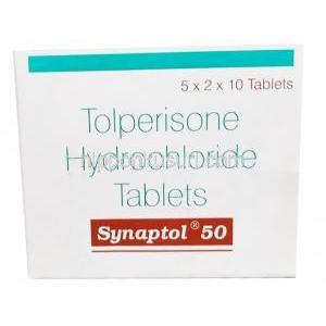 シナプトール (トルペリゾン) 50 mg 箱