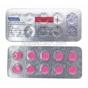 テトラフォル (L-メチルフォレート) 7.5mg 錠剤