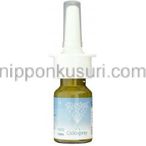 シクロスプレー Ciclospray, オムナリス ジェネリック, シクレソニド 50mcg  100噴 鼻スプレー (Cipla) ボト