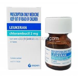 リューケラン (クロラムブシル)l 2mg 箱、錠剤