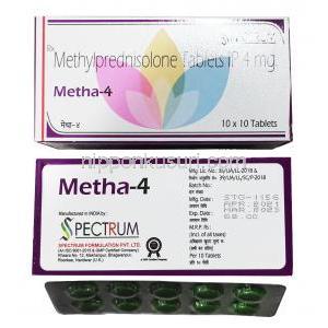 メサ (メチルプレドニゾロン) 4mg 箱