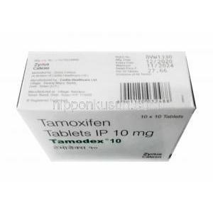 Tamodex, Tamoxifen Citrate 10mg  manufacturer