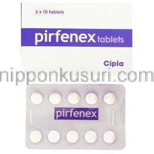 ピルフェニドン, ピルフェネクス Pirfenex 200mg 錠 (Cipla)