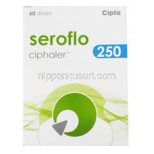 Seroflo Ciphaler 250, Salmeterol and Fluticasone box