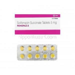 フェノパズ-5 Fenopaz-5、ジェネリックベシケア、ソリフェナシンコハク酸5mg