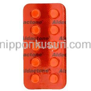 アルダクトン Aldactone, スピロノラクトン 25mg 錠 (RPG Life) 包装