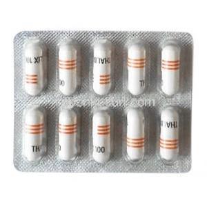 サリックス,  サリドマイド 100mg, カプセル,製造元： Fresenius Kabi,シート