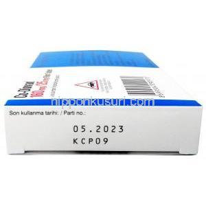 コディオバン, バルサルタン 160mg/ ヒドロクロロチアジド 25mg, 製造元:Novartis, 箱側面-2