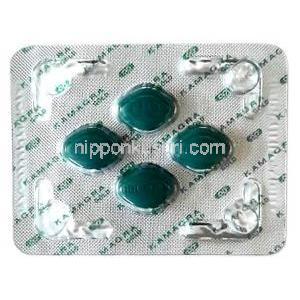 カマグラゴールド100, シルデナフィル 100mg, 製造元：Ajanta Pharma, シート