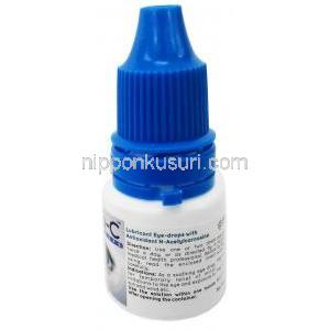 Can-C 点眼薬,　グリセリン 1% w/v / カルボキシメチルセルロース  0.3% w/v, 2本 x 5ml バイアル,製造元： Profound Products, ボトル情報, 使用方法