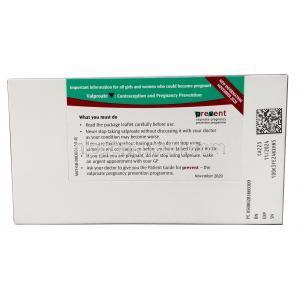 エピリムクロノ, バルプロ酸ナトリウム 133.2mg/ バルプロ酸58mg, 製造元：Sanofi, 箱情報, 製造番号, 消費期限