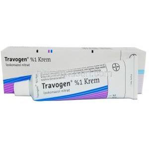 トラボゲンクリーム,イソコナゾール 1%,クリーム30g,製造元：Bayer,箱, チューブ