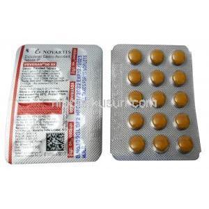 ボベラン 50 GE, ジクロフェナク 50mg, 15錠, 製造元：Novartis India,シート表面, シート裏面