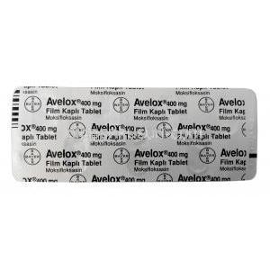 アベロックス,  モキシフロキサシン 400mg, 製造元：Bayer,シート情報