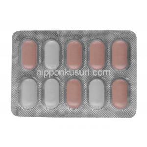 グルコノーム P, ピオグリタゾン 15 mg/ メトホルミン 500 mg,製造元： Lupin,シート