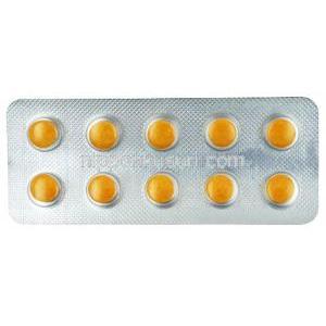 アリスタ, エパルレスタット 150mg 徐放性錠 (SR錠),製造元： Macleods Pharmaceuticals Pvt Ltd, シート表面