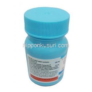 タフィシタ, エムトリシタビン 200mg/ テノホビル 25mg, 30錠, 製造元：Mylan, ボトル情報