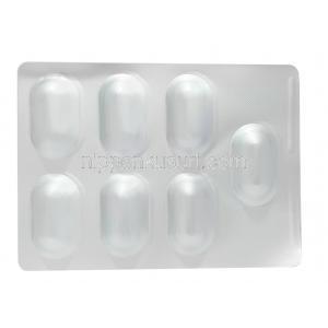 テゴナット,テガフール 15mg/ ギメラシル 4.35mg/ オテラシル 11.8mg, 7カプセル,製造元： Natco Pharma, シート