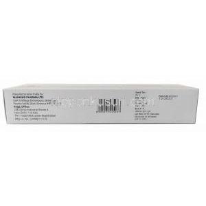 シラミン 250, ペニシラミン 250mg,カプセル, 製造元：Panacea Biotec, 箱情報, 製造日