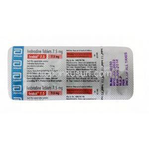 イバビッド,イバブラジン 7.5 mg, 製造元：Abbott Healthcare,シート情報