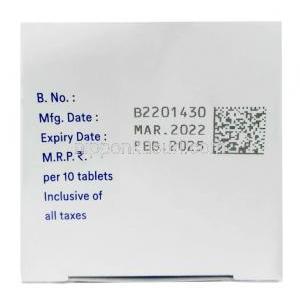 ケトロール, ケトロラクトロメタミン 10mg, 錠剤, 製造元: Dr.Reddy Lab,箱情報, 製造日, 消費期限(新包装)