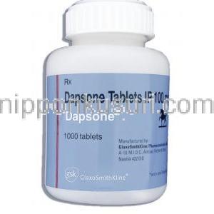 ダプソン Dapsone 100mg 錠 (GSK)