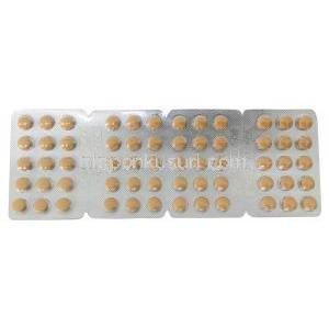 ボベラン 50 GE, ジクロフェナク 50mg, 90錠, 製造元：Novartis India,シート