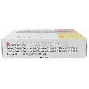 アリプザ 1mg, ピタバスタチン 1 mg, 製造元：Pierre Fabre, 箱情報, 製造元