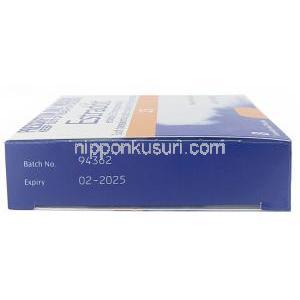 エストラドット 経皮吸収パッチ, エストラジオール,25mcg／日,製造元： Novartis, 箱情報, 消費期限