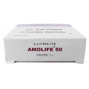 アモライフ,アモキサピン 50mg, 製造元：La Pharma, 箱上面