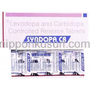 シンンドーパCR Syndoopa CR, レボドパ・カルビドパ・配合200mg/50mg 錠 (Sun Phrma)