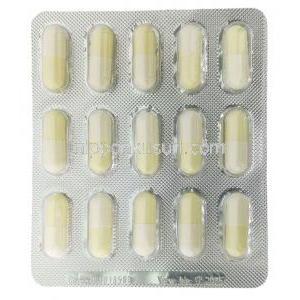 パントガル, 硝酸チアミン 60mg/D-パントテン酸カルシウム 60mg/サッカロミセス薬(ビガー酵母) 100mg/L-シスチン 20mg/ケラチン 20mg/パラアミノ安息香酸 20mg, 90 カプセル, MSD,シート