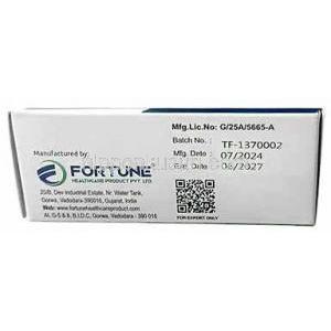 フルデックス 100, フロセミド 100mg, 製造元：Fortune Healthcare, 箱情報, 製造日, 消費期限